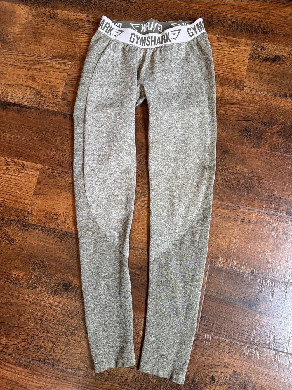 Women’s Gym Shark brand compression leggings in size Medium.